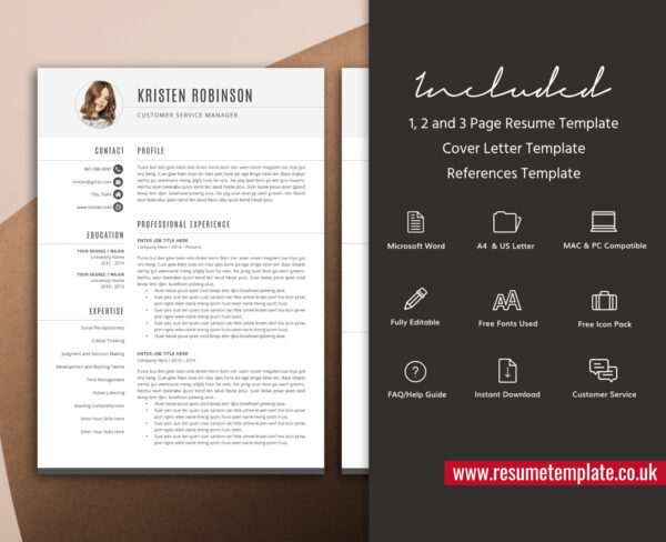 Resume Template for Job Application