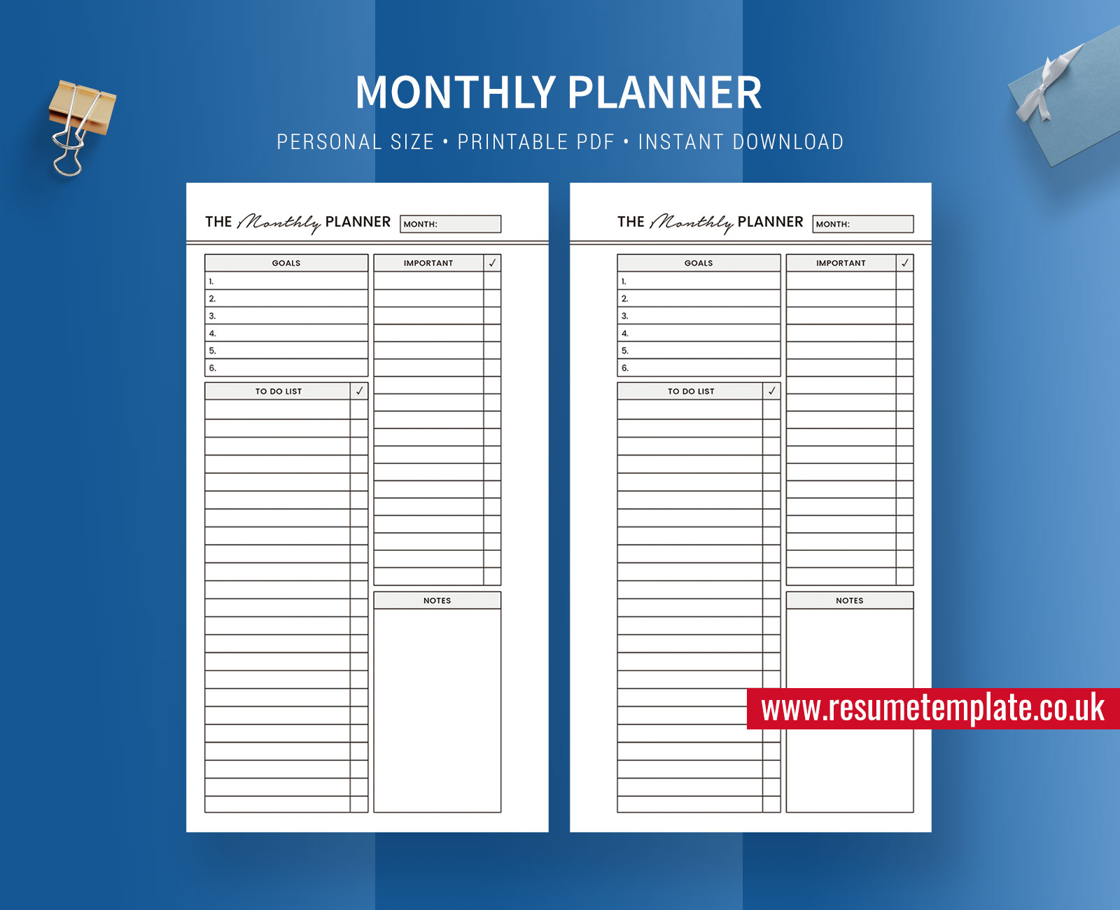 Daily Weekly Monthly Task List Template from www.resumetemplate.co.uk