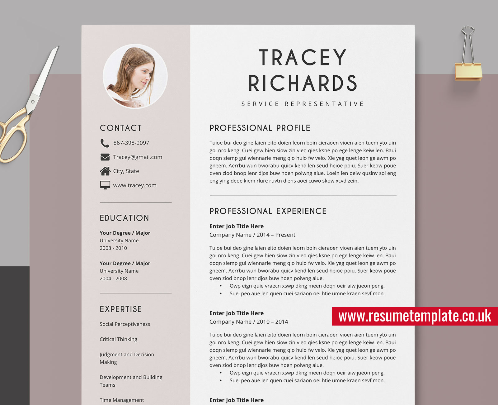 Ms Word Cover Letter Template from www.resumetemplate.co.uk