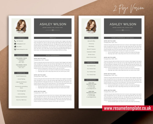 Creative Resume Template for Job Application