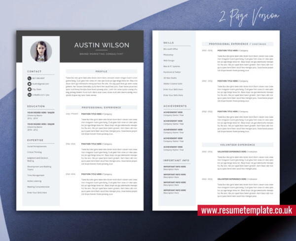 Professional Resume Template for Job Application
