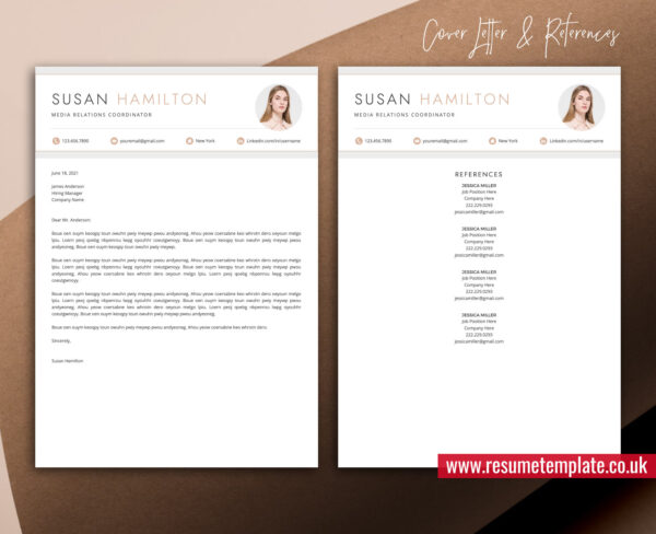 Modern and Professional Resume Template for Job Application